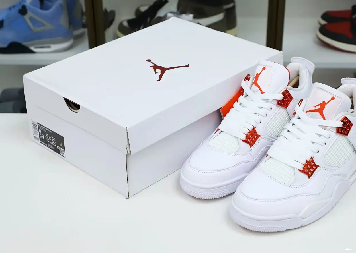 4 Jordan metallic retro“orange Air Jordan 0330